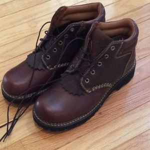 Ariat Brown Leather Boots, Size 9B